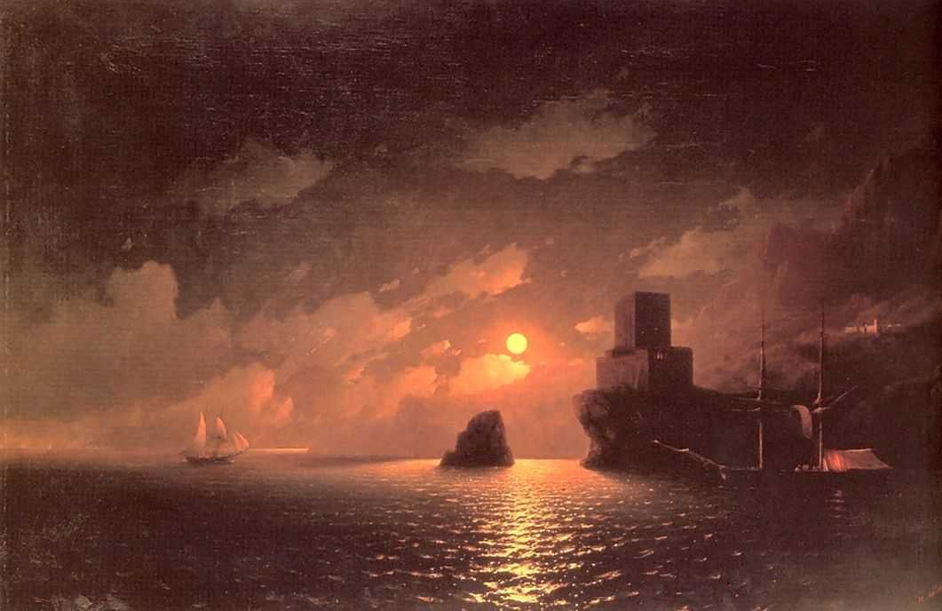 Lunar night by Ivan Aivazovsky