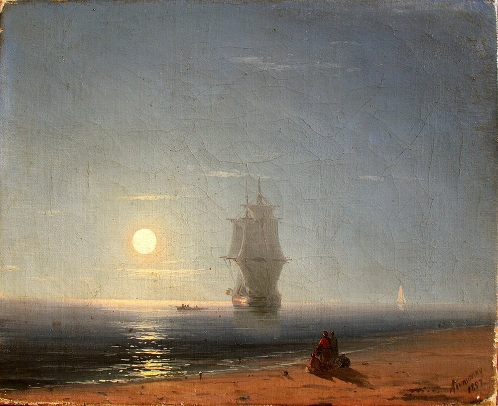Lunar night by Ivan Aivazovsky