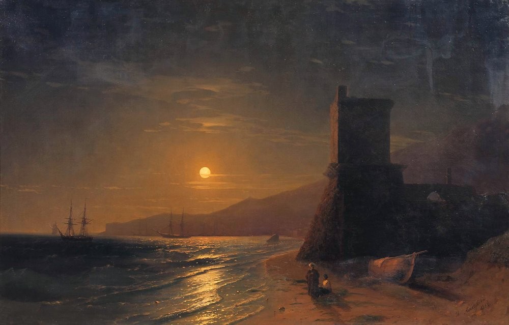 Lunar night by Ivan Aivazovsky
