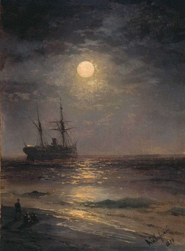 Lunar night by Ivan Aivazovsky