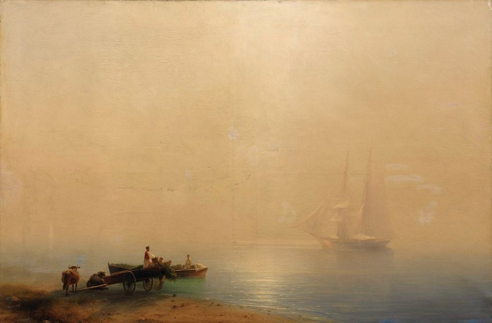 Misty morning by Ivan Aivazovsky