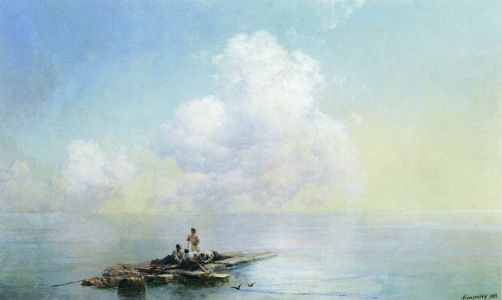 Morning after the storm by Ivan Aivazovsky