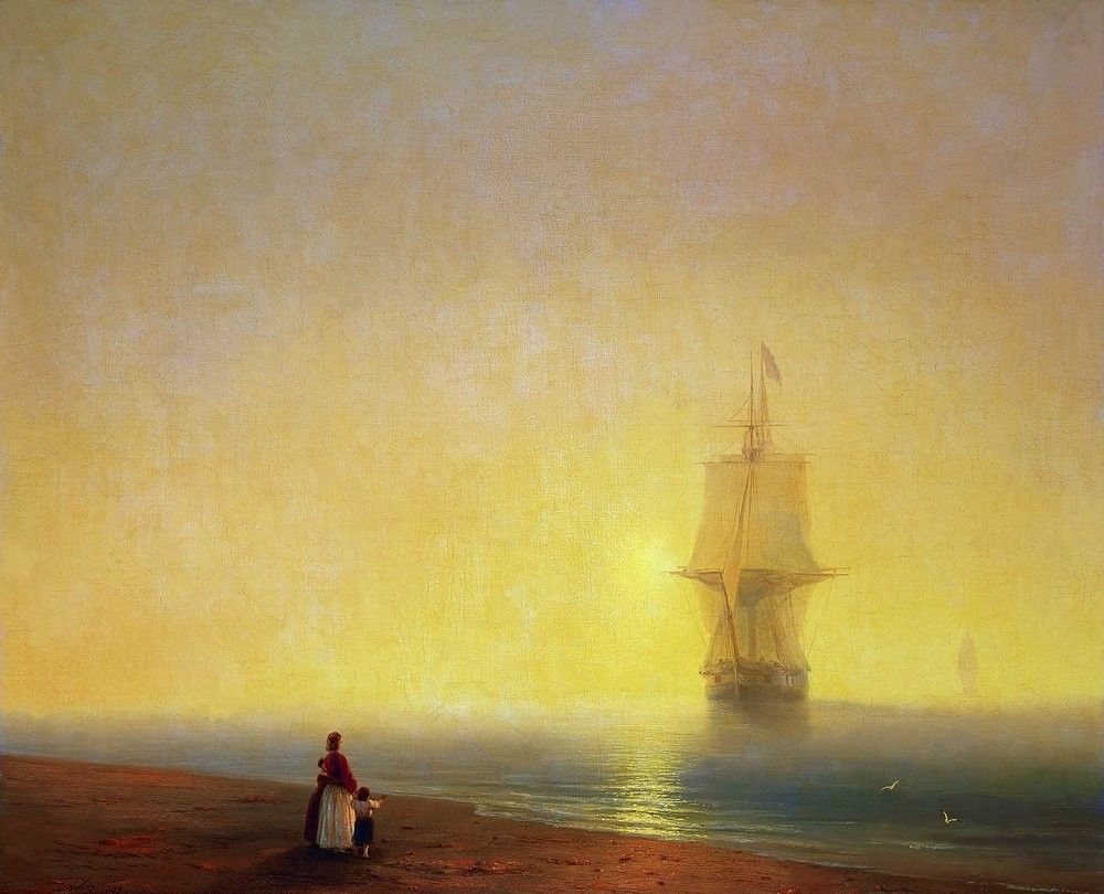 Morning at Sea by Ivan Aivazovsky