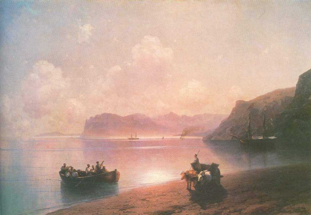 Morning on a sea by Ivan Aivazovsky