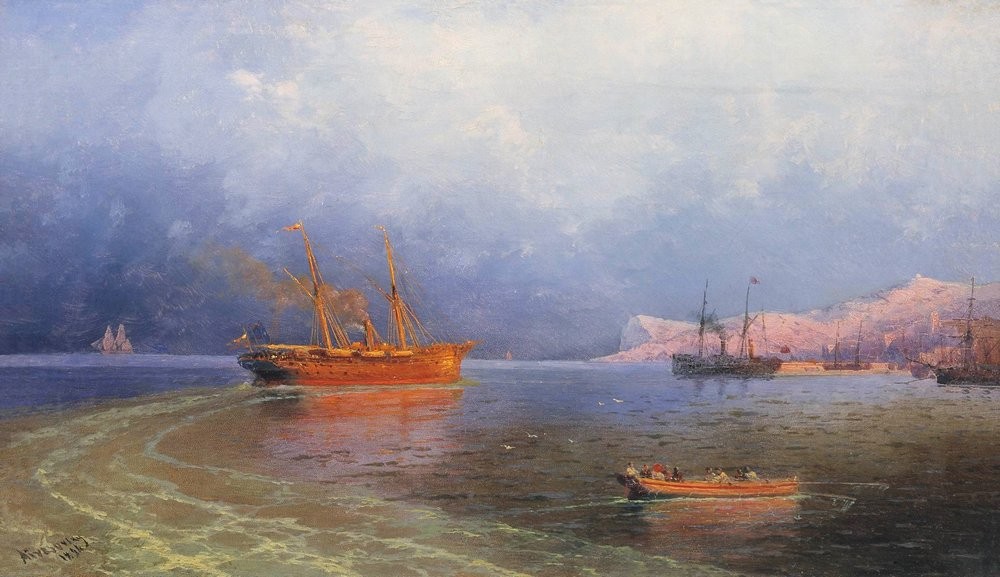 Near coast of Yalta by Ivan Aivazovsky