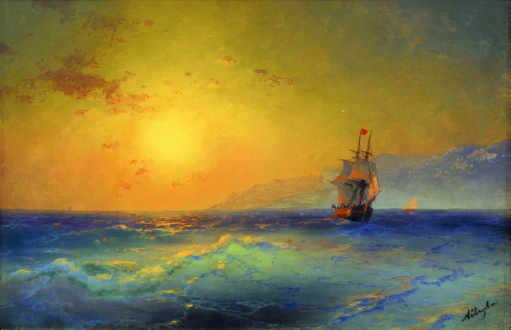 Near Crimean coast by Ivan Aivazovsky