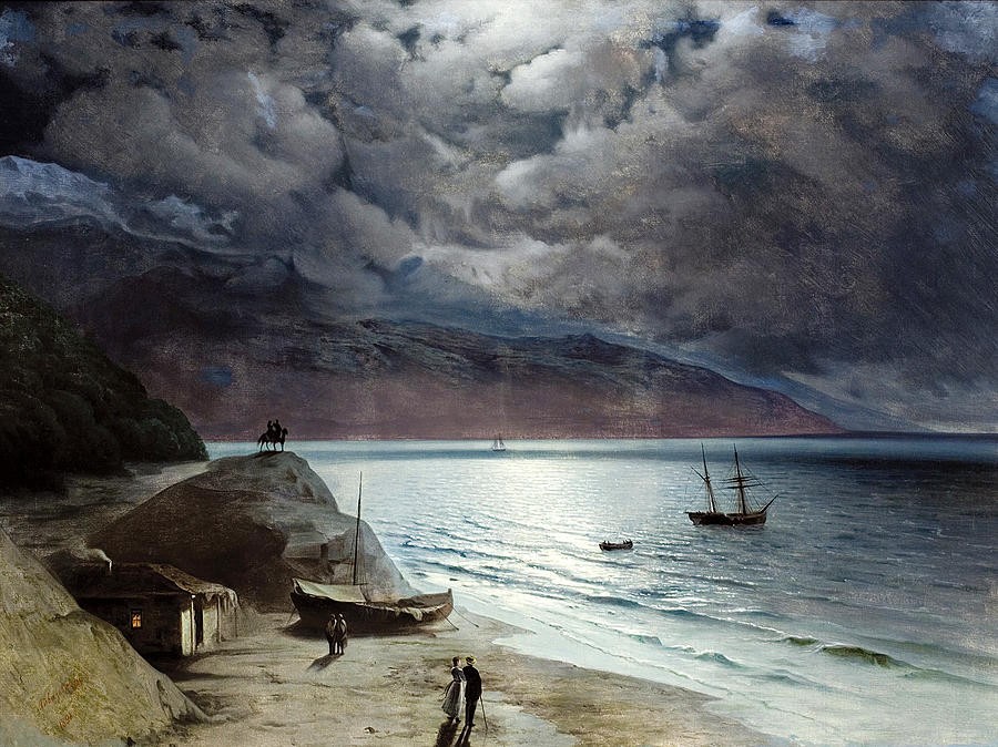 Night at Gurzof by Ivan Aivazovsky