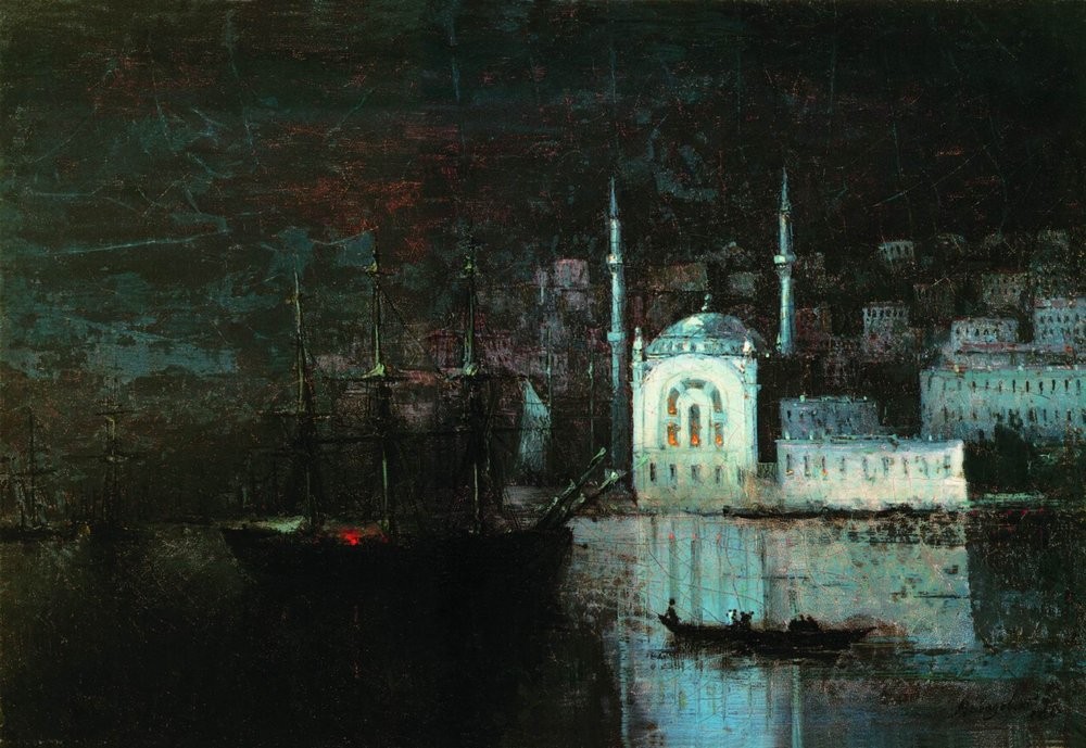 Night in Constantinople by Ivan Aivazovsky