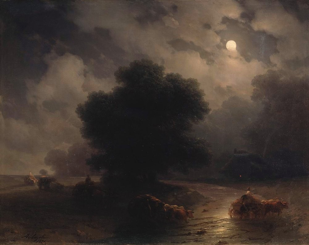 Night in the Ukraine by Ivan Aivazovsky