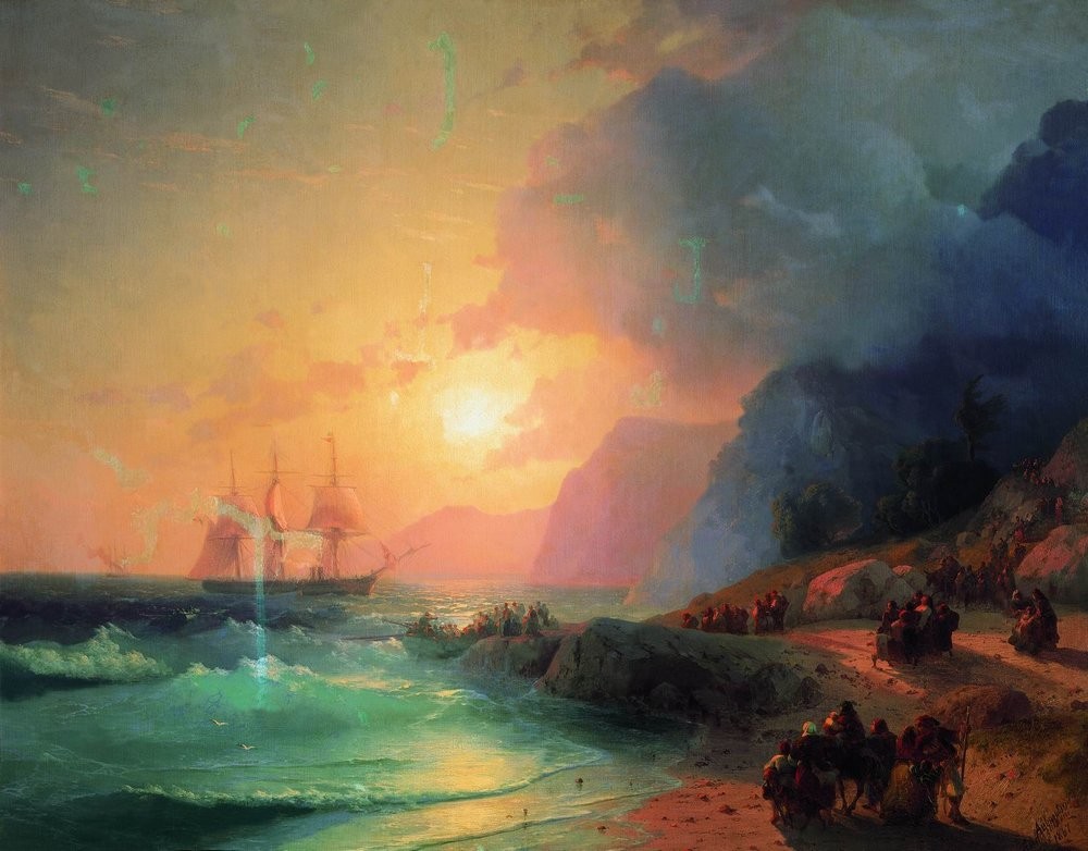 On the Island of Crete by Ivan Aivazovsky