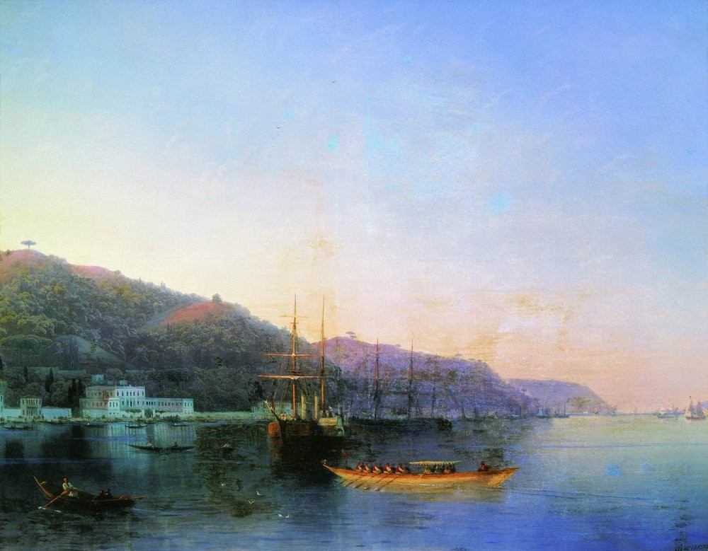 On the roads by Ivan Aivazovsky