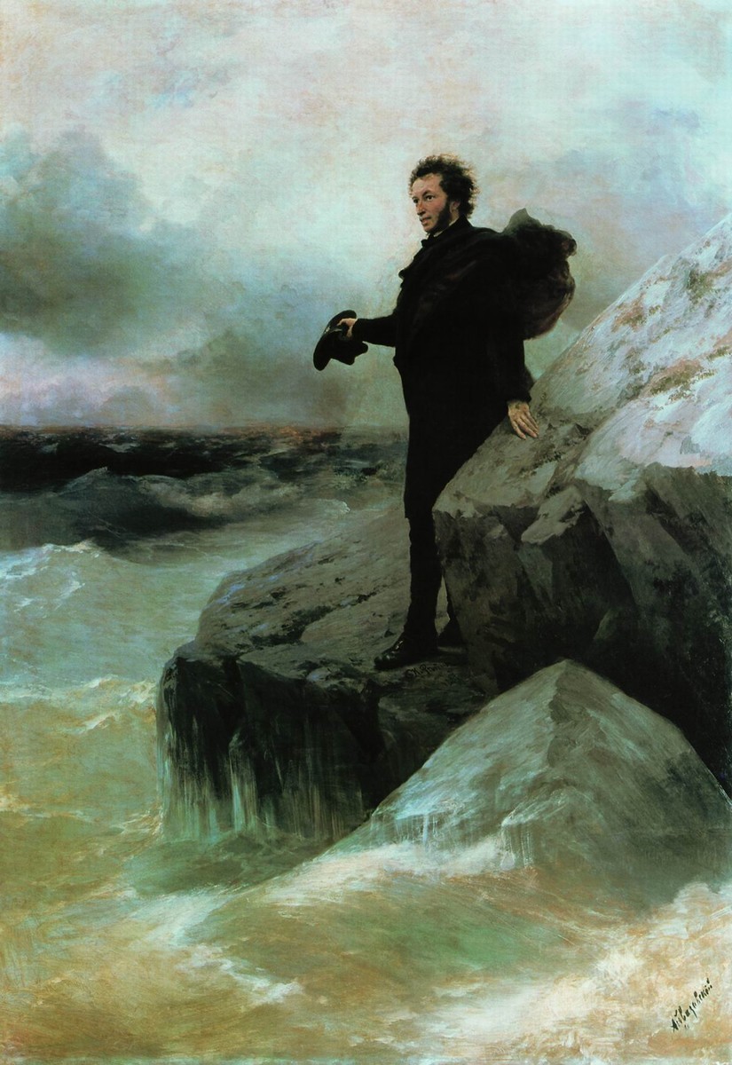 Pushkin's Farewell to the Black Sea by Ivan Aivazovsky