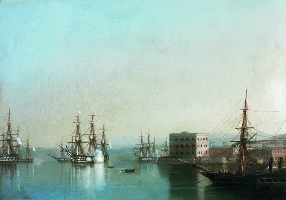 Raid on Sevastopol by Ivan Aivazovsky
