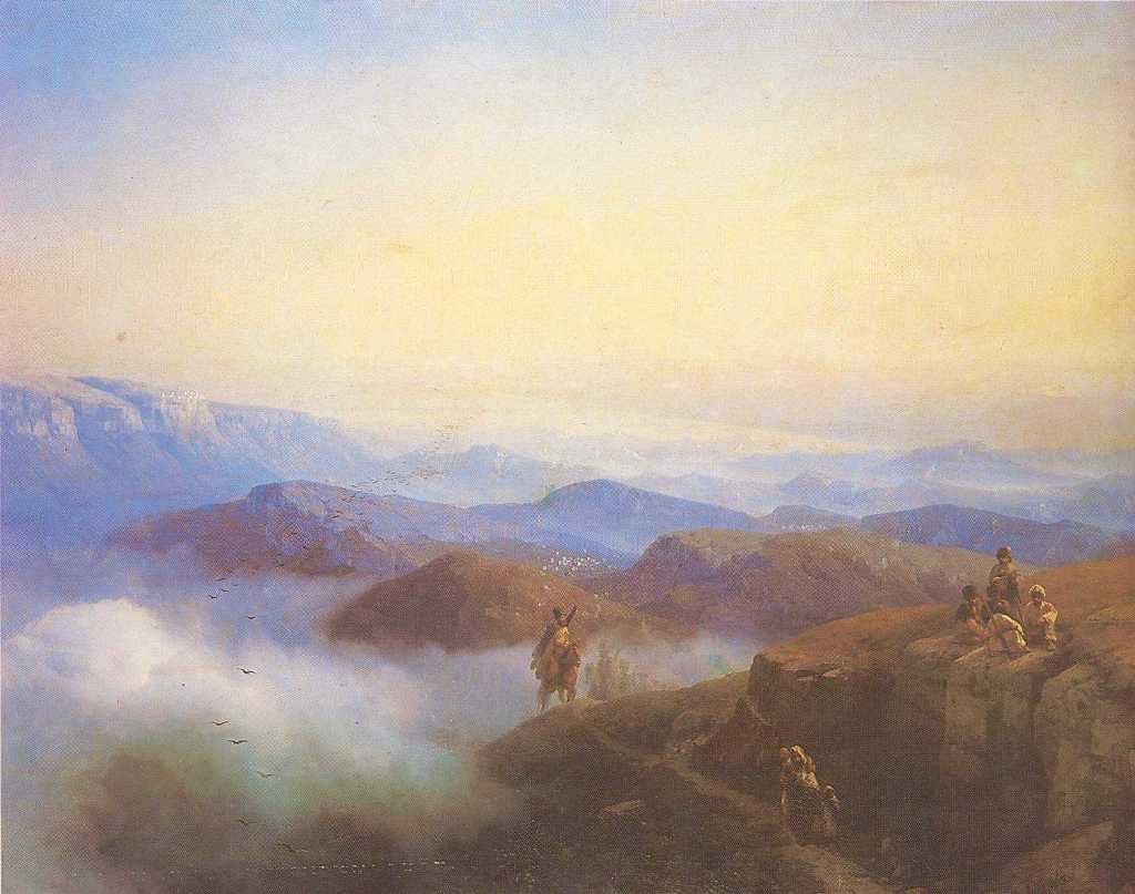 Range of the Caucasus mountains by Ivan Aivazovsky