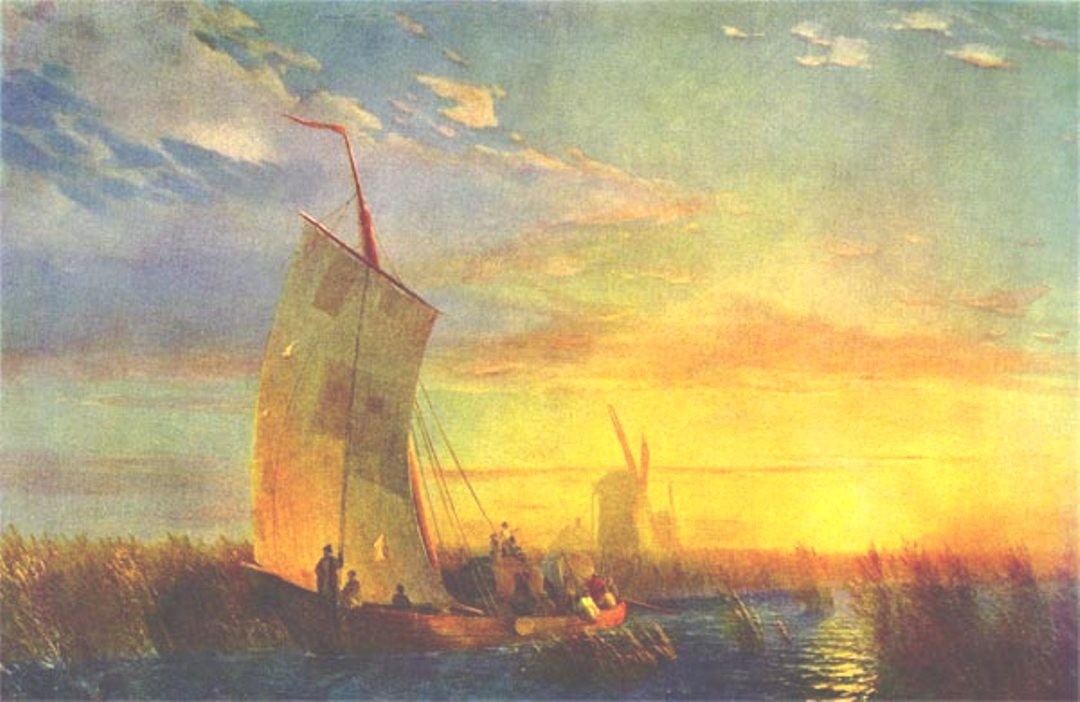 Rush on Dnieper near Aleshki by Ivan Aivazovsky