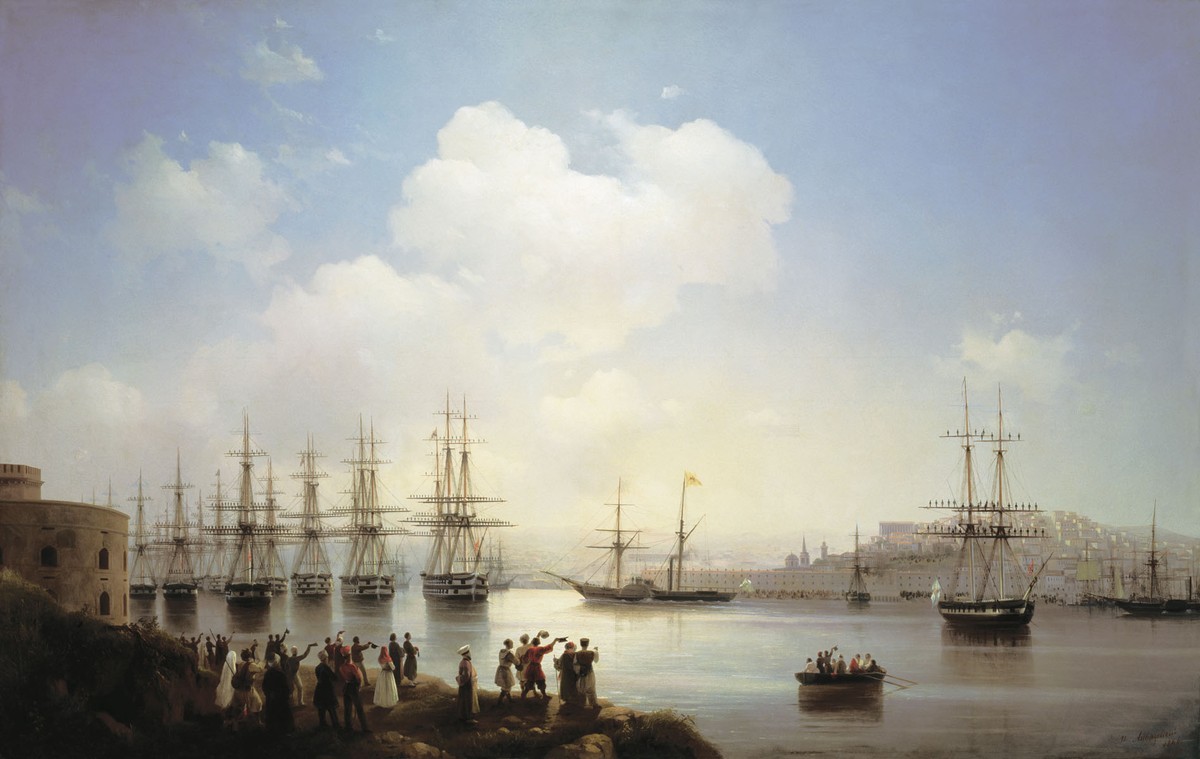 Russian squadron on the raid of Sevastopol by Ivan Aivazovsky