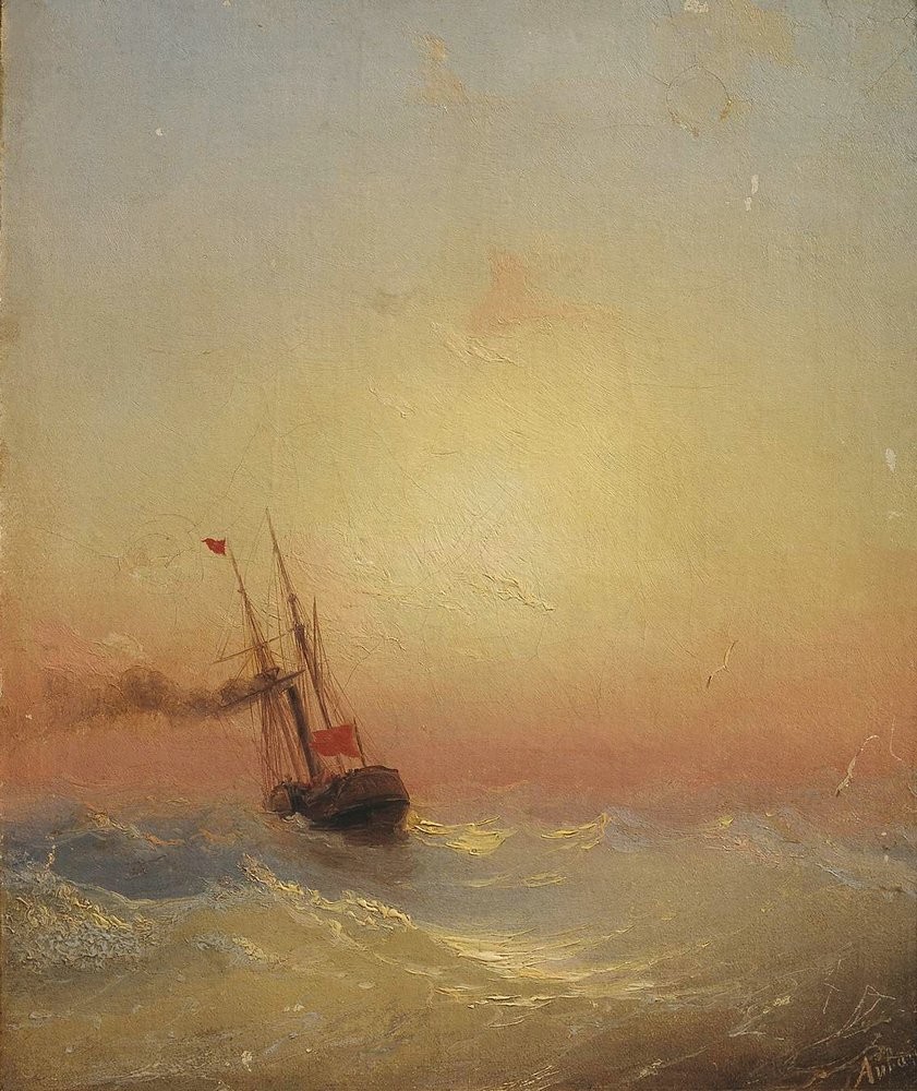 Sand Pebbles by Ivan Aivazovsky