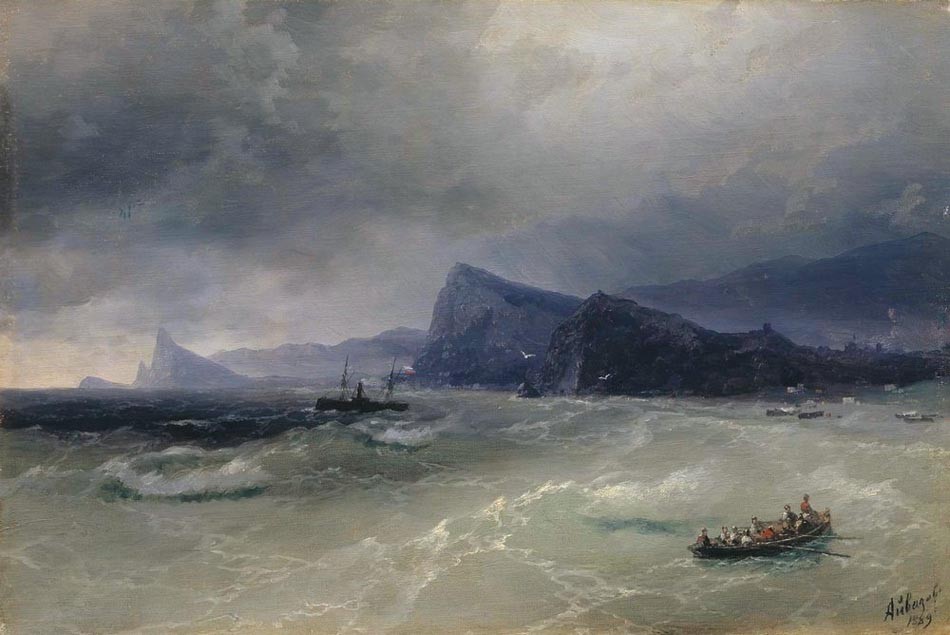 Sea. Rocks by Ivan Aivazovsky