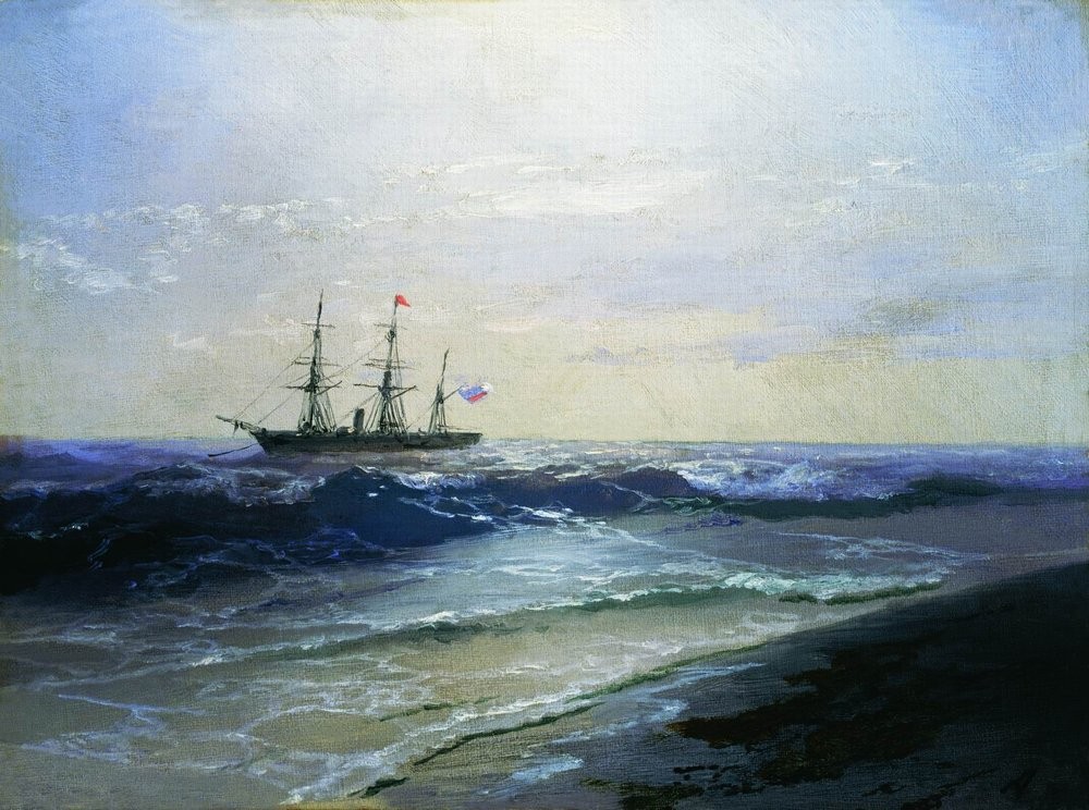 Sea. Sunny Day by Ivan Aivazovsky