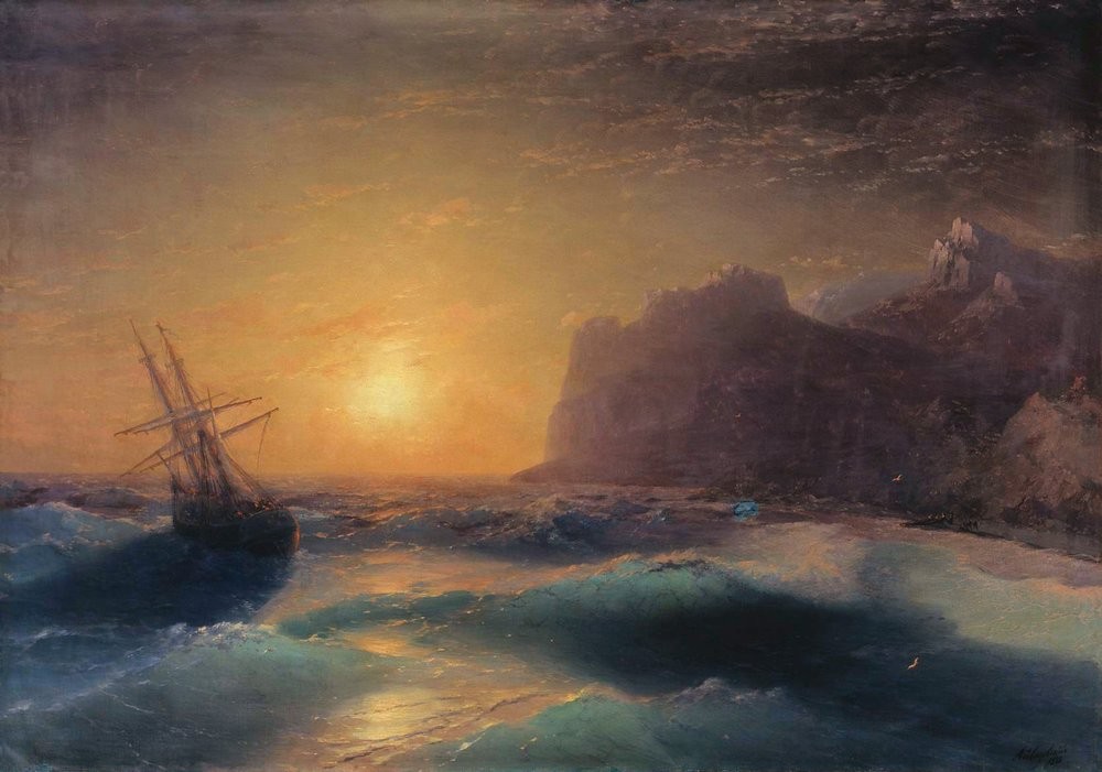 Seascape. Koktebel. by Ivan Aivazovsky