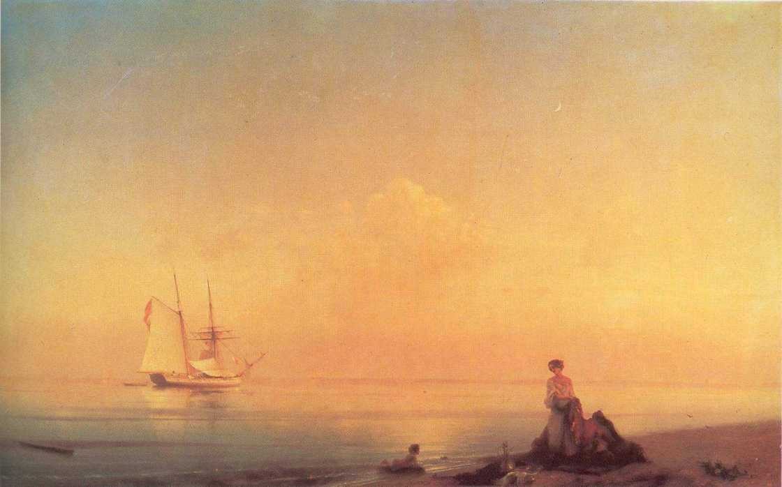 Seashore by Ivan Aivazovsky