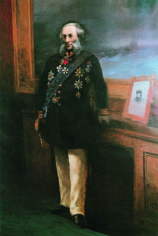 Self-portrait by Ivan Aivazovsky