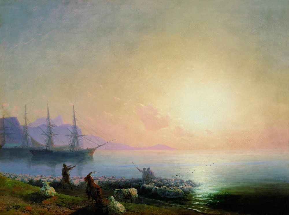Sheepdip by Ivan Aivazovsky
