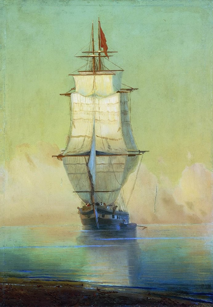 Ship by Ivan Aivazovsky