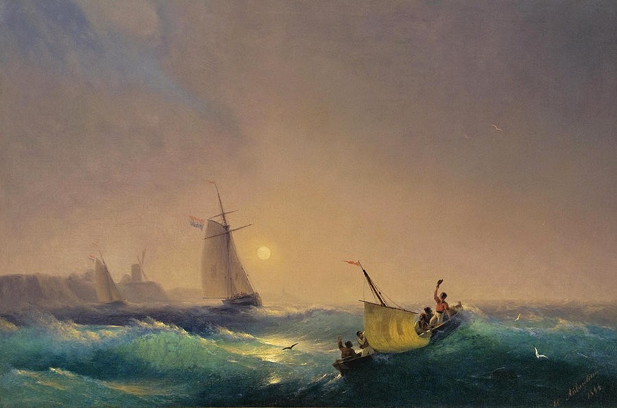 Shipping off the Dutch Coast by Ivan Aivazovsky