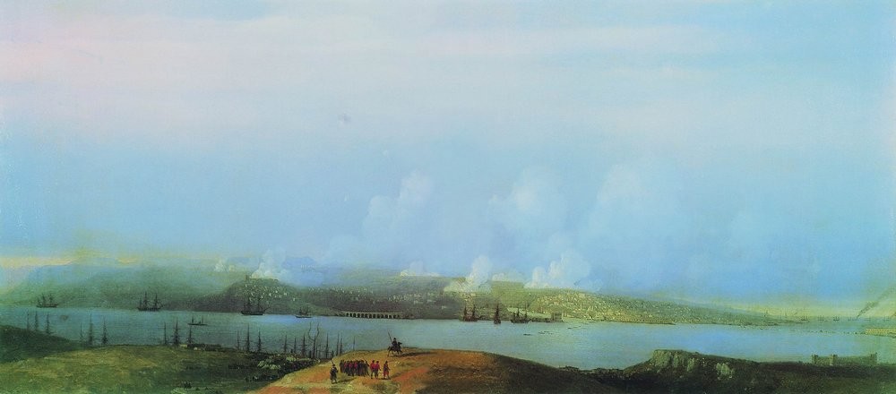 Siege of Sevastopol by Ivan Aivazovsky