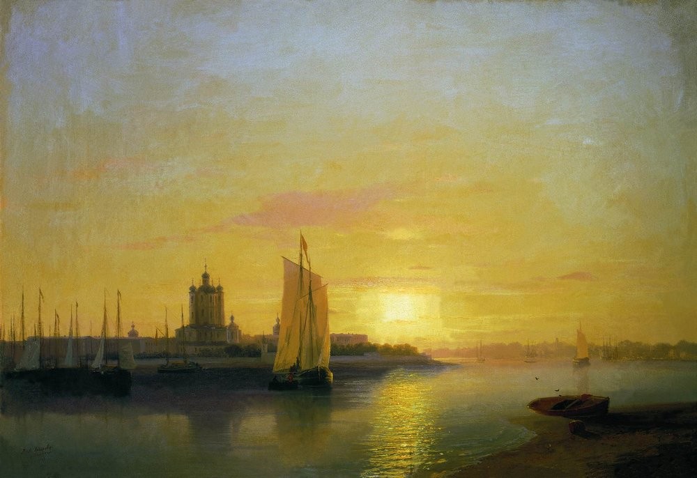 Smolny Convent by Ivan Aivazovsky