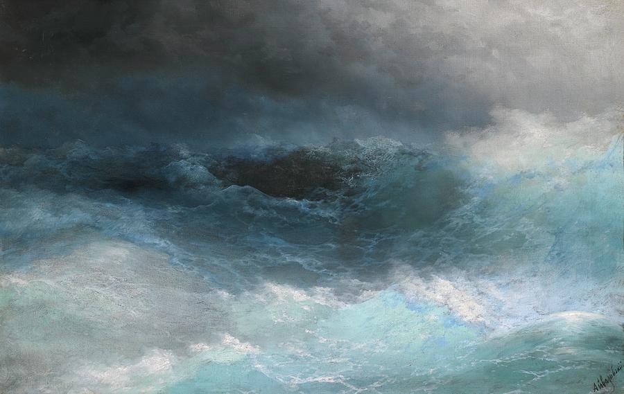 Stormy Sea by Ivan Aivazovsky