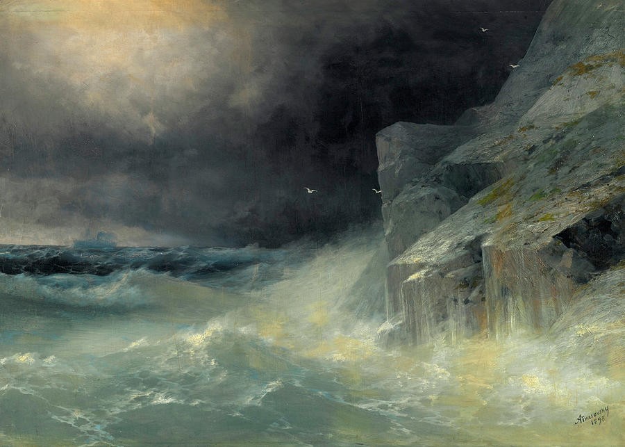 Stormy Seas by Ivan Aivazovsky