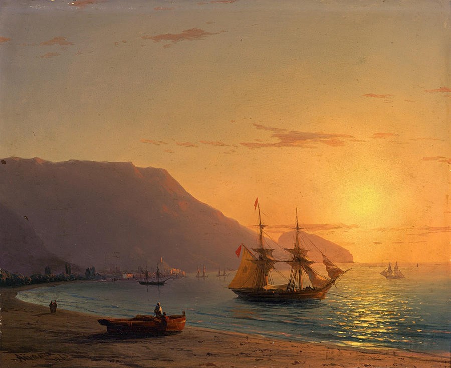 Sunset in Crimea by Ivan Aivazovsky