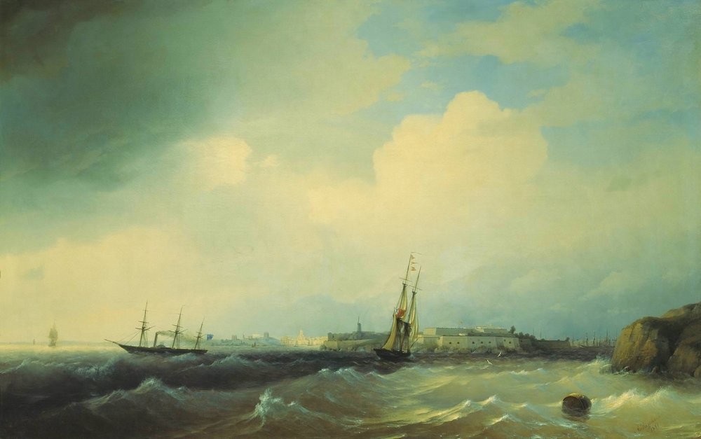 Sveaborg by Ivan Aivazovsky