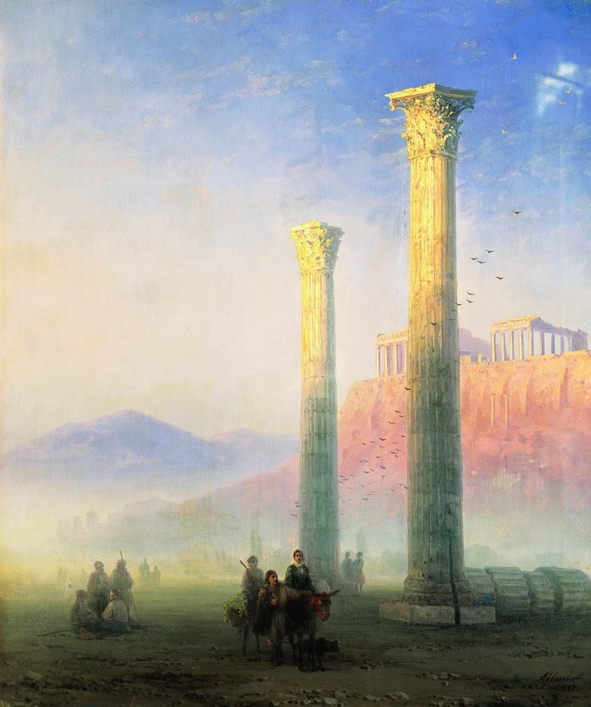 The Acropolis of Athens by Ivan Aivazovsky