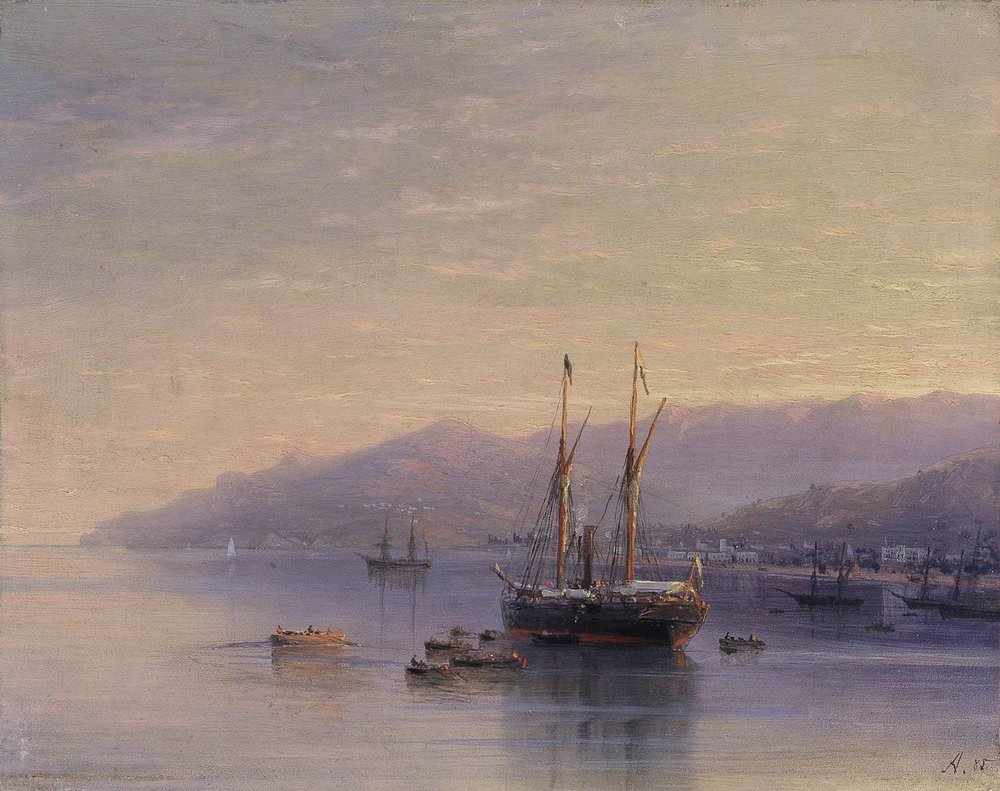 The Bay of Yalta by Ivan Aivazovsky