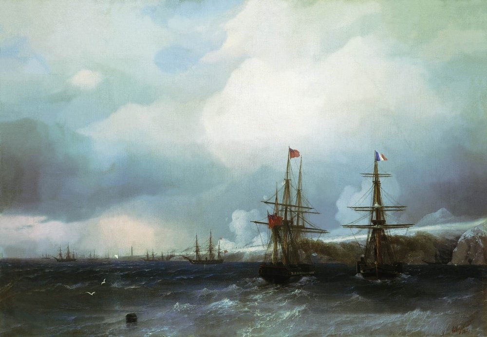 The capture of Sevastopol by Ivan Aivazovsky