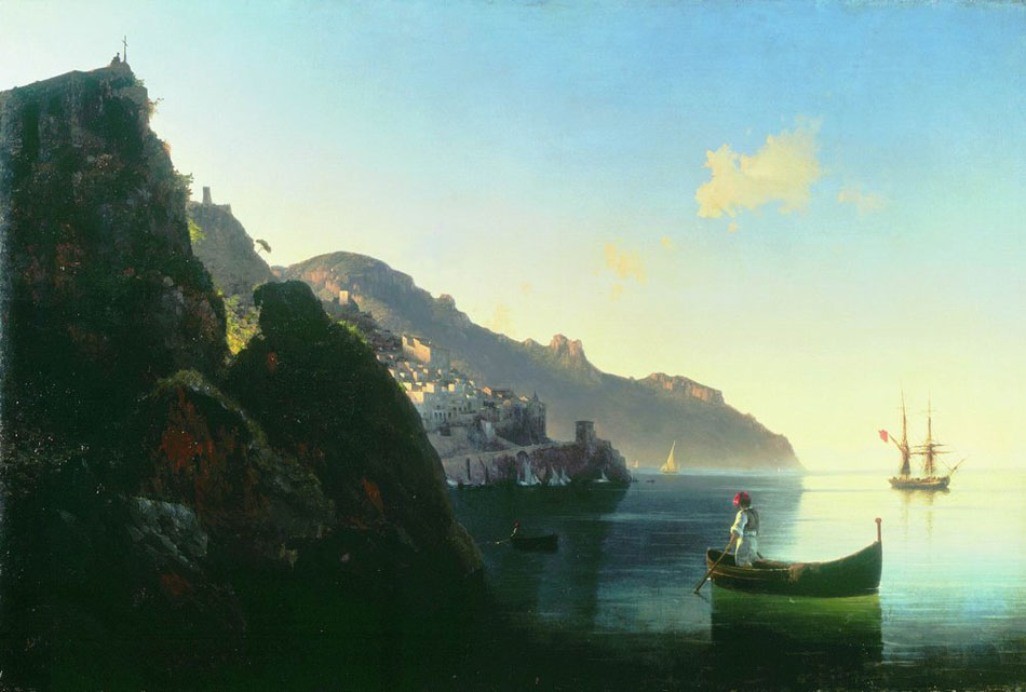 The Coast at Amalfi by Ivan Aivazovsky