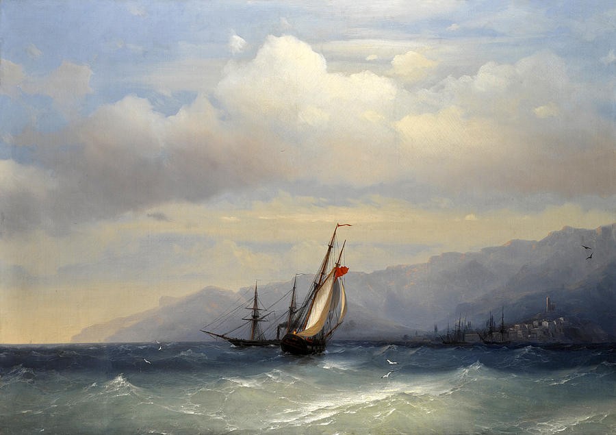 The Coast at Yalta by Ivan Aivazovsky