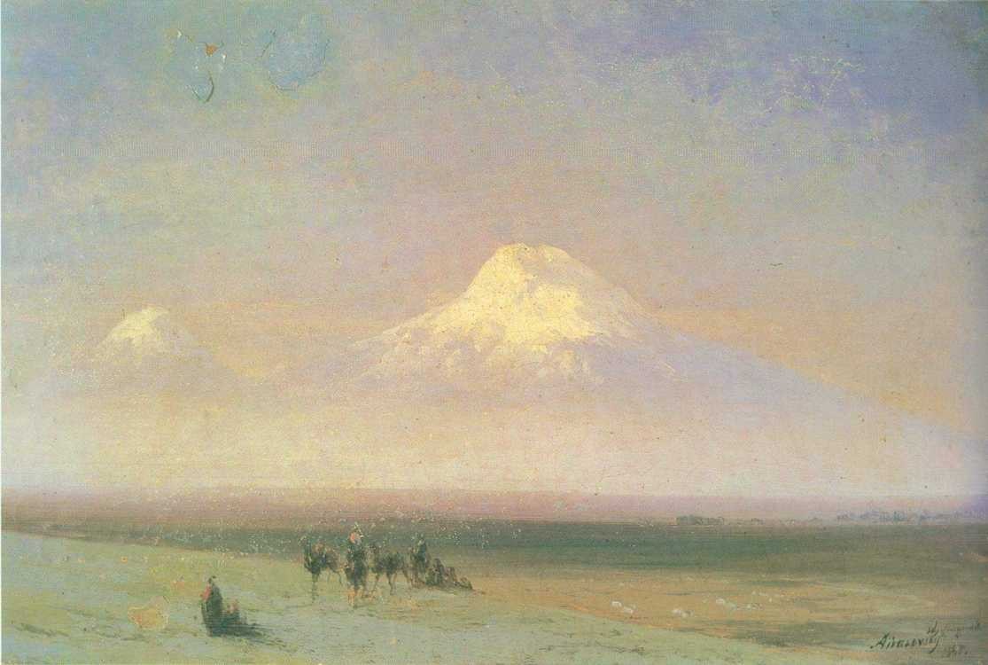 The mountain Ararat by Ivan Aivazovsky