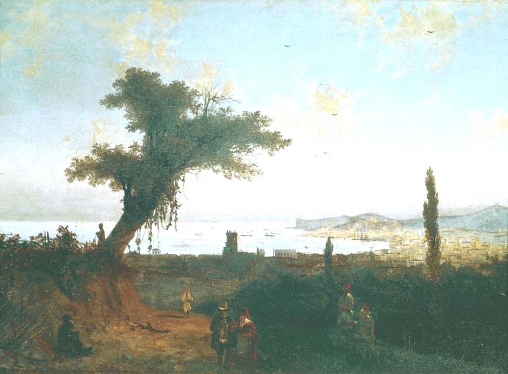 The Old Feodosia by Ivan Aivazovsky