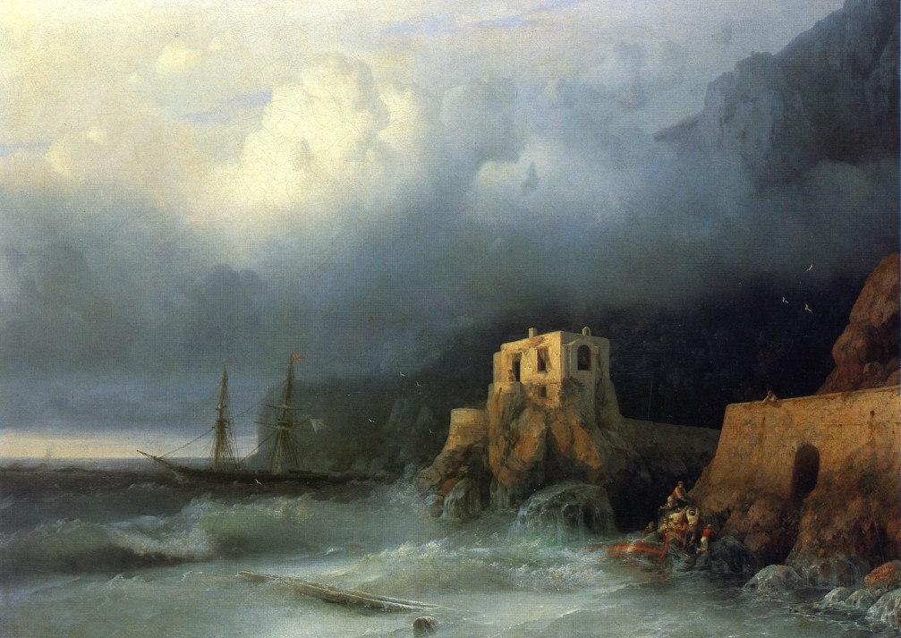 The Rescue by Ivan Aivazovsky