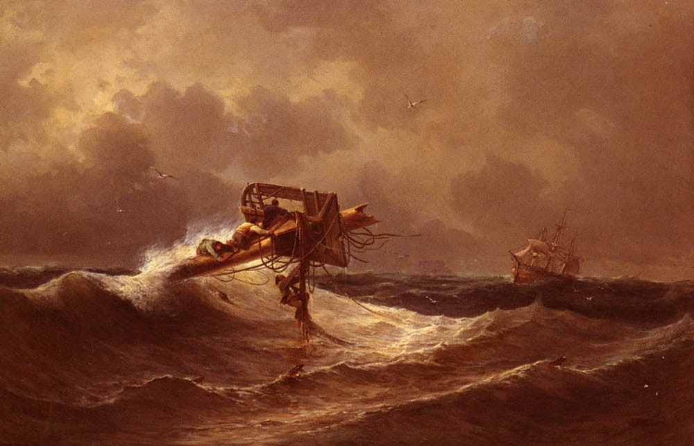 The Rescue by Ivan Aivazovsky