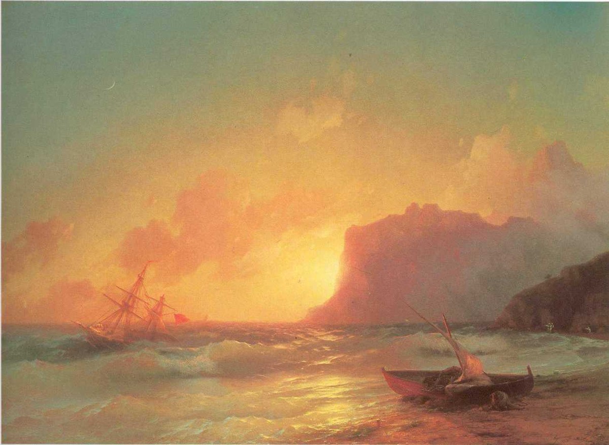 The Sea. Koktebel. by Ivan Aivazovsky