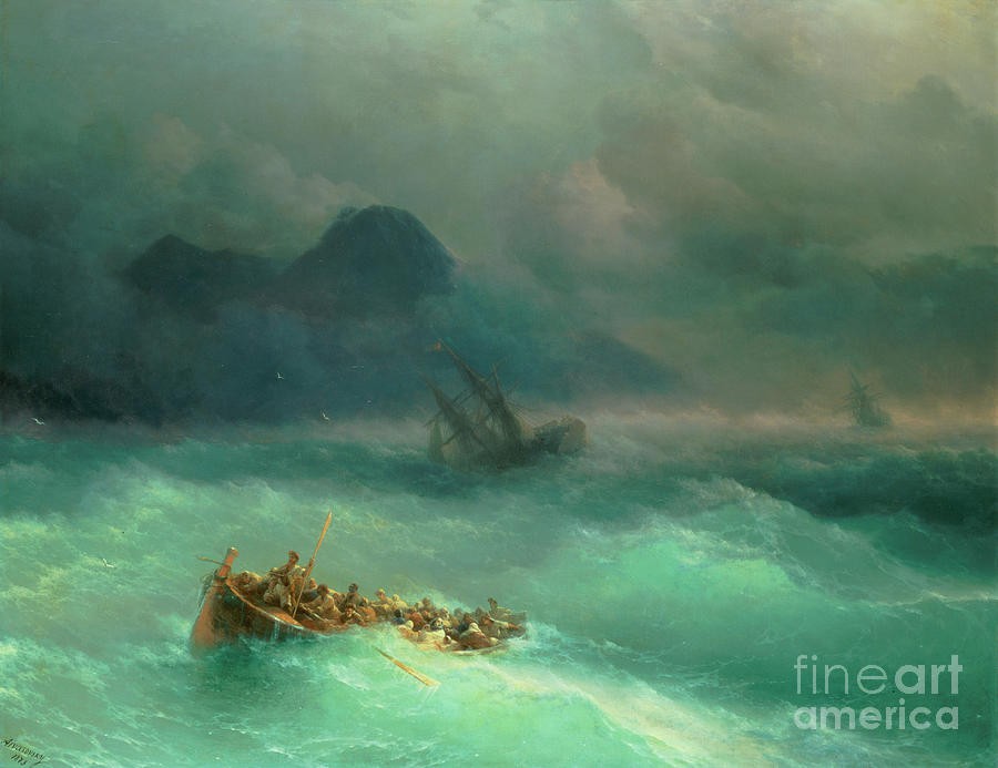 The Shipwreck by Ivan Aivazovsky