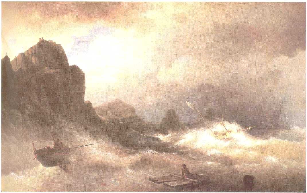 The Shipwreck by Ivan Aivazovsky
