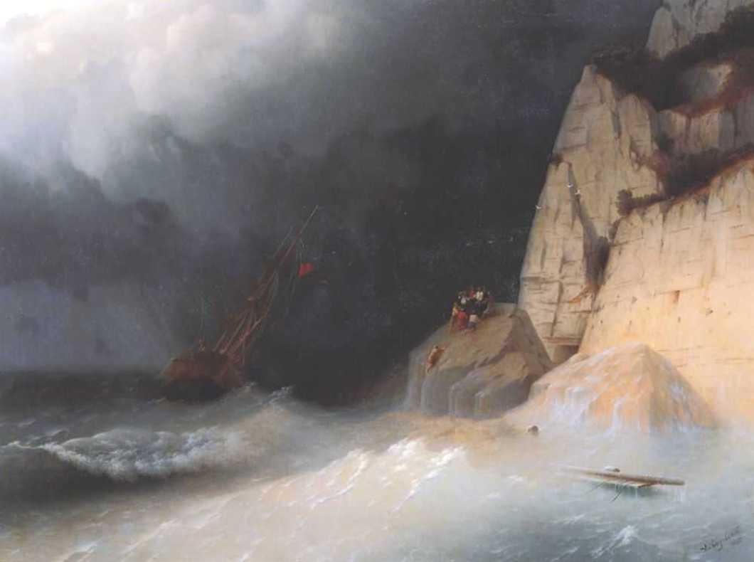 The Shipwreck by Ivan Aivazovsky
