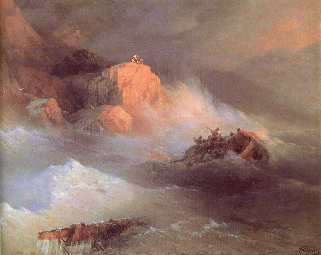 The Shipwreck by Ivan Aivazovsky