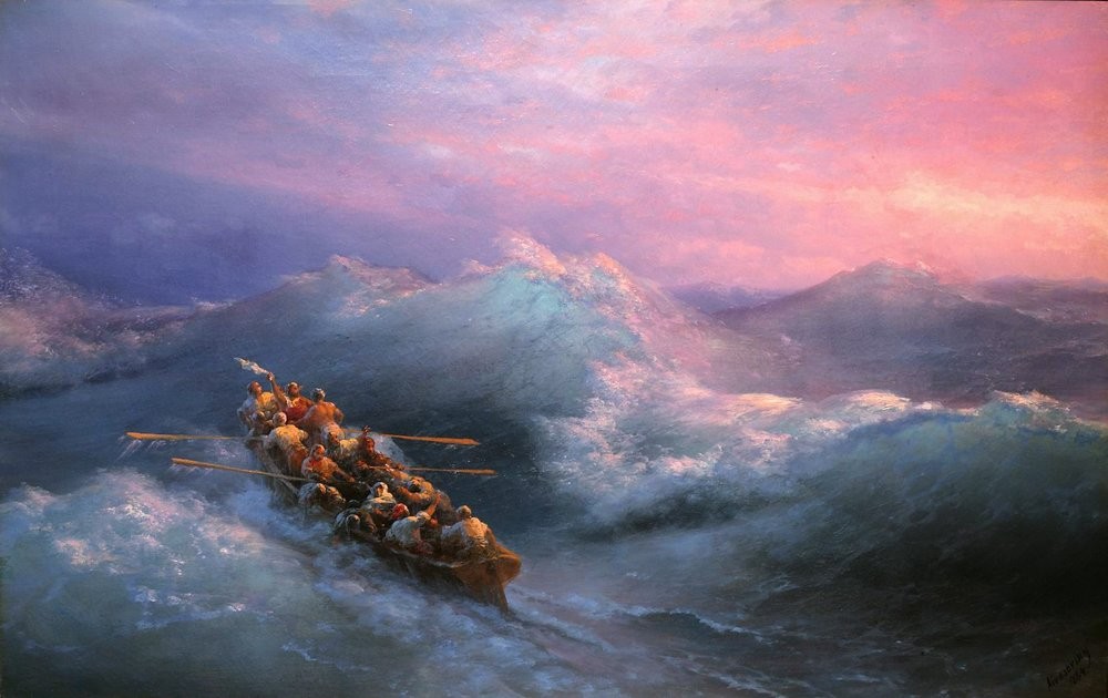 The Shipwreck by Ivan Aivazovsky